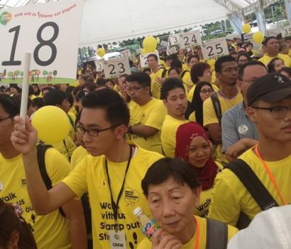 Yellow dry fit t shirt printed for World Mental Health Day 5