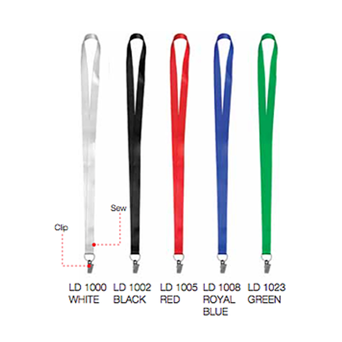 LD10 Nylon with Metal Hook + Safety Clip (15 mm) 2
