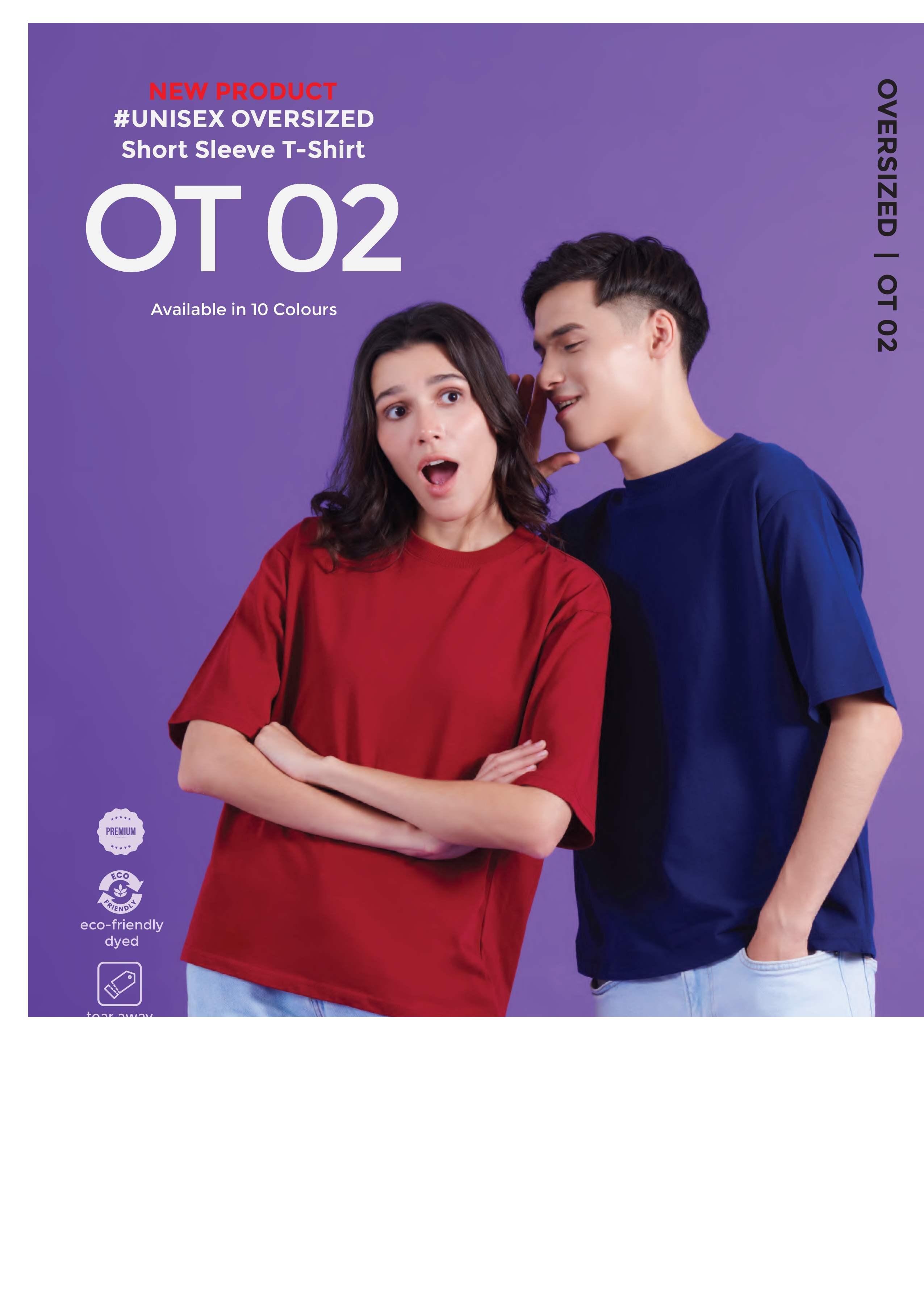 OT02 Oversized 260gsm Cotton T Shirt 6